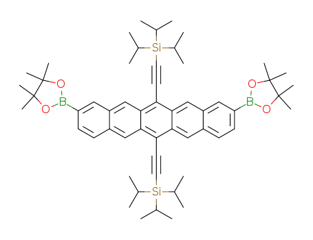 2,10-bis(4,4,5,5-tetramethyl-1,3,2-dioxaborolan-2-yl)-6,13-bis(triisopropylsilylethynyl)pentacene