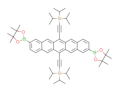 2,9-bis(4,4,5,5-tetramethyl-1,3,2-dioxaborolan-2-yl)-6,13-bis(triisopropylsilylethynyl)-pentacene