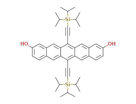 2,10-dihydroxy-6,13-bis(triisopropylsilylethynyl)pentacene