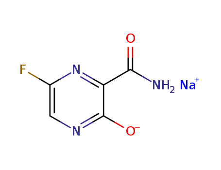 6-fluoro-3-hydroxy-2-pyrazinecarboxamide monosodium salt