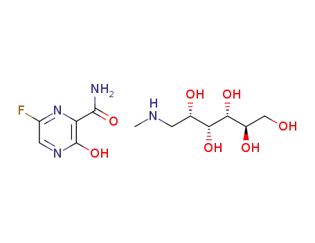 6-fluoro-3-hydroxy-2-pyrazinecarboxamide meglumine salt