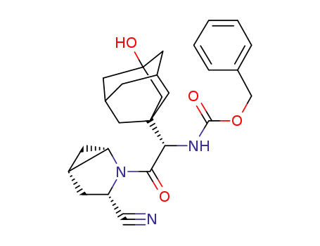 benzyl N-[(1S)-2-[(1S,3S,5S)-3-cyano-2-azabicyclo[3.1.0]hexan-2-yl]-1-(3-hydroxyadamantan-1-yl)-2-oxoethyl]carbamate