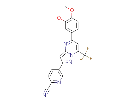 5-((3,4-dimethoxyphenyl)-7-(trifluoromethyl)pyrazolo[1,5-a]pyrimidin-2-yl)picolinonitrile