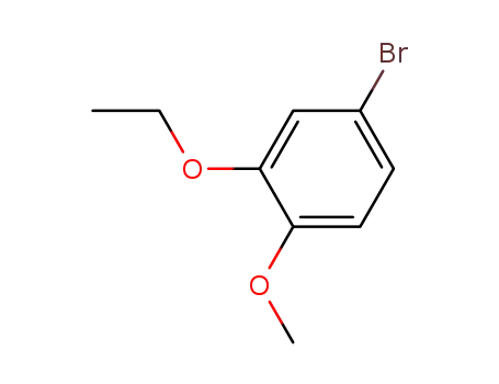 Molecular Structure of 52849-52-2 (4-BROMO-2-ETHOXY-1-METHOXYBENZENE)