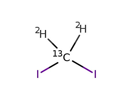 Molecular Structure of 1217038-24-8 (Methylene  iodide-13C,d2)