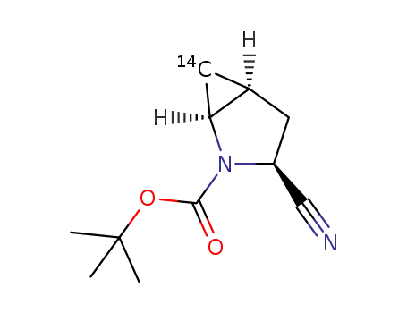 (1S,3S,5S)-tert-butyl 3-cyano-6-[14C]-2-azabicyclo[3.1.0]hexane-2-carboxylate