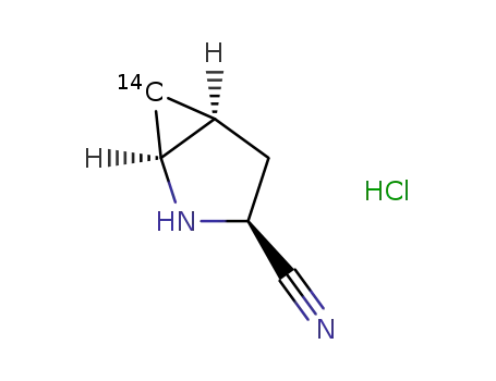 (1S,3S,5S)-6-[14C]-2-azabicyclo[3.1.0]hexane-3-carbonitrile hydrochloride