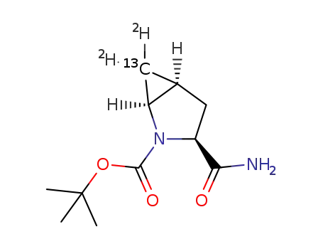(1S,3S,5S)-tert-butyl 3-carbamoyl-6-[13CD2]-2-azabicyclo[3.1.0]hexane-2-carboxylate