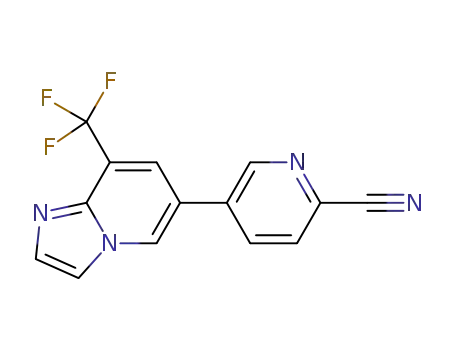 5-(8-(trifluoromethyl)imidazo[1,2-a]pyridin-6-yl)picolinonitrile