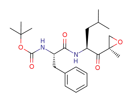 tert-butyl ((S)-1-(((S)-4-methyl-1-((R)-2-methyloxiran-2-yl)-1-oxopentan-2-yl)amino)-1-oxo-3-phenylpropan-2-yl)carbamate