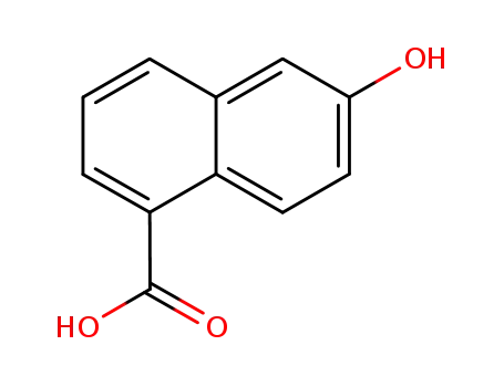 Molecular Structure of 2437-17-4 (6-Hydroxy-1-naphthoic acid)