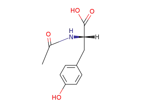 Molecular Structure of 537-55-3 (N-Acetyl-L-tyrosine)