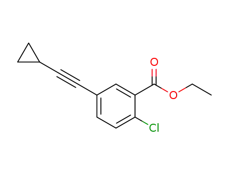 ethyl 2-chloro-5-(cyclopropylethynyl)benzoate