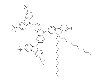 2-bromo-7-[3,6-bis(3,6-di(tert-butyl)-9H-carbazol-9-yl)-9H-carbazol-9-yl]-9,9-didodecyl-9H-fluorene