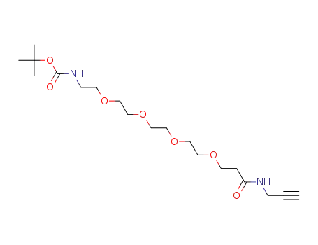 tert-butyl(15-oxo-3,6,9,12-tetraoxa-16-azanonadeca-18-yne-1-yl)carbamate