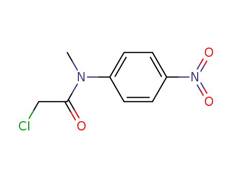 Molecular Structure of 2653-16-9 (2-CHLORO-N-METHYL-N-(4-NITROPHENYL)ACETAMIDE)