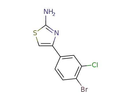 4-(4-bromo-3-chlorophenyl)thiazol-2-amine