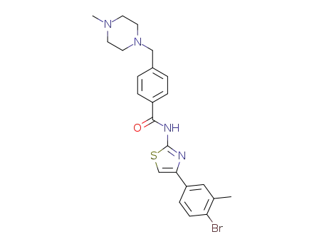N-(4-(4-bromo-3-methylphenyl)thiazol-2-yl)-4-((4-methylpiperazin-1-yl)methyl)benzamide