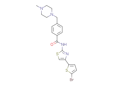 N-(4-(5-bromothiophen-2-yl)thiazol-2-yl)-4-((4-methylpiperazin-1-yl)methyl)benzamide