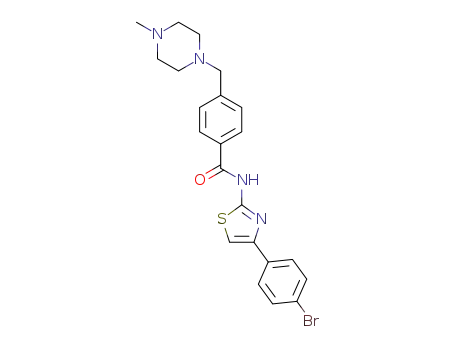 N-(4-(4-bromophenyl)thiazol-2-yl)-4-((4-methylpiperazin-1-yl)methyl)benzamide