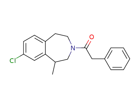1-(8-chloro-1-methyl-4,5-dihydro-1H-benzo[d]azepine-3(2H)-yl)-2-phenylethanone