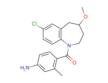(4-amino-2-methylphenyl)(7-chloro-4-methoxy-2,3,4,5-tetrahydro-1H-benzo[b]azepin-1-yl)methanone