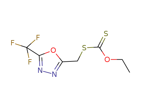 O-ethyl S-[(5-(trifluoromethyl)-1,3,4-oxadiazol-2-yl)methyl]xanthate