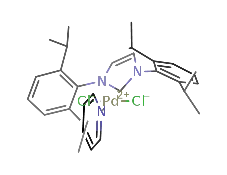 {1,3-bis[2,6-di(propan-2-yl)phenyl]-1,3-dihydro-2H-imidazol-2-ylidene}(dichloro)(pyridine)palladium