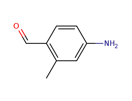 Molecular Structure of 61594-81-8 (Benzaldehyde, 4-amino-2-methyl-)