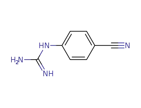Molecular Structure of 5637-42-3 (N-(4-Cyanophenyl)guanidine)