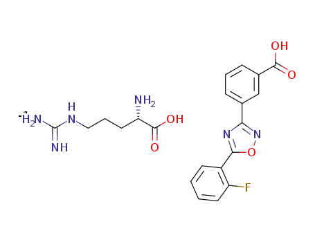 3-[5-(2-fluoro-phenyl)-[1,2,4]oxadiazol-3-yl]benzoic acid L-arginine salt