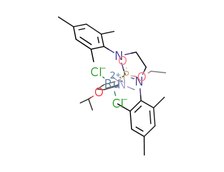 1,3-bis(2,4,6-trimethylphenyl)-4,5-dihydroimidazol-2-ylidene[2-(i-isopropoxy)-5-(N,N-dimethylamino-ethylphosphite)phenyl]methyleneruthenium(II) dichloride