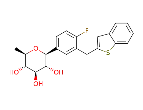 (2S,3R,4S,5S,6R)-2-(3-(benzo[b]thiophen-2-ylmethyl)-4-fluorophenyl)-6-methyltetrahydro-2H-pyran-3,4,5-triol