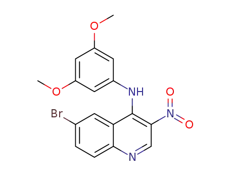 6-bromo-N-(3,5-dimethoxyphenyl)-3-nitroquinolin-4-amine