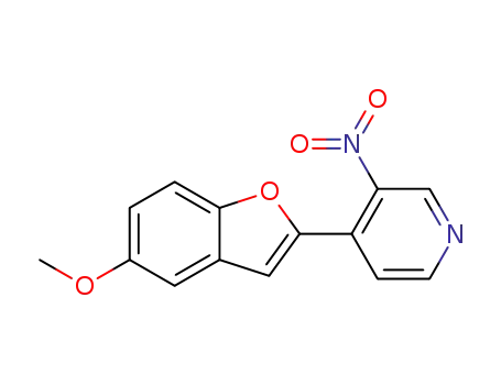 4-(5-methoxy-1-benzofuran-2-yl)-3-nitropyridine