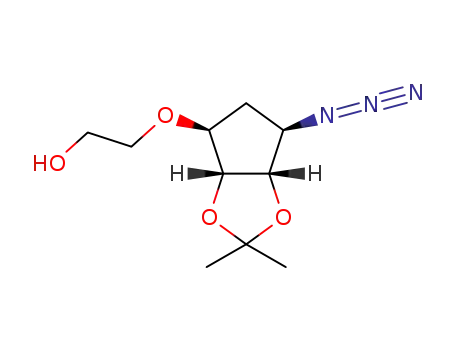 [3aR-(3aα, 4α,6α,6aα)]-[6-azido-2,2-dimethyl-tetrahydro-4H-cyclopenta-1,3-dioxane-4-oxy]ethanol