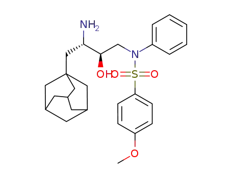 N-((2R,3S)-4-(adamantan-1-yl)-3-amino-2-hydroxybutyl)-4-methoxy-N-phenylbenzenesulfonamide