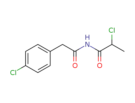 4-chloro-N-(2-chloro-1-oxopropyl)benzeneacetamide
