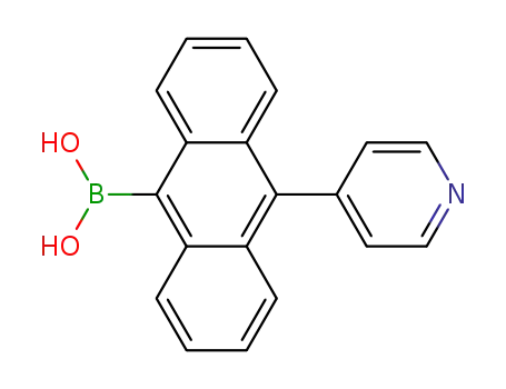 10-(4-pyridyl)-9-anthryl boric acid
