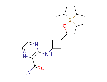 3-(3-((triisopropylsilyloxy)methyl)cyclobutylamino)pyrazine-2-carboxamide