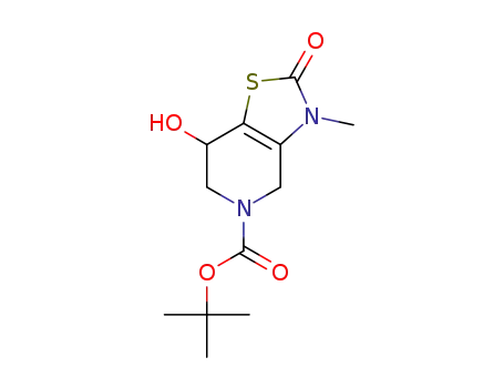 tert-butyl 7-hydroxy-3-methyl-2-oxo-2,3,6,7-tetrahydro-4H-thiazolo[4,5-c]pyridine-5-carboxylate