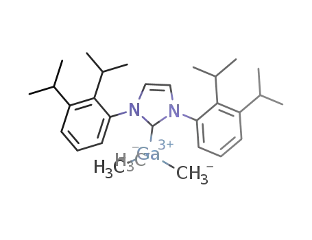(1,3-di-diisopropylphenylimidazol-2-ylidene)Ga(methyl)3