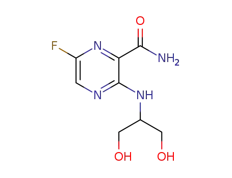 3-((1,3-dihydroxypropan-2-yl)amino)-6-fluoropyrazine-2-carboxamide