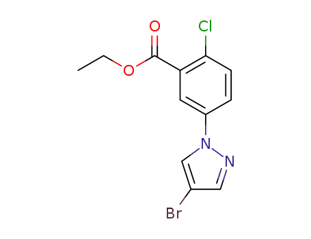 ethyl 5-(4-bromopyrazol-1-yl)-2-chlorobenzoate