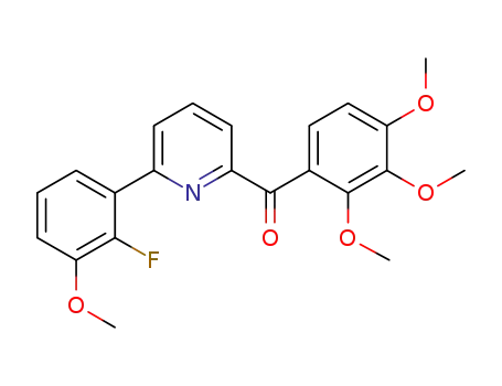 [6-(2-fluoro-3-methoxyphenyl)pyridin-2-yl](2,3,4-trimethoxyphenyl)methanone