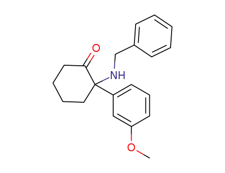 2-(benzylamino)-2-(m-methoxyphenyl)cyclohexanone