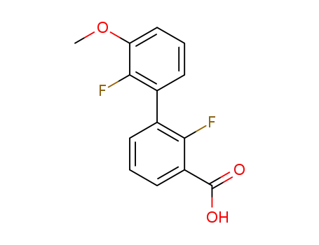 2,2’-difluoro-3’-methoxy-[1,1‘-biphenyl]-3-carboxylic acid