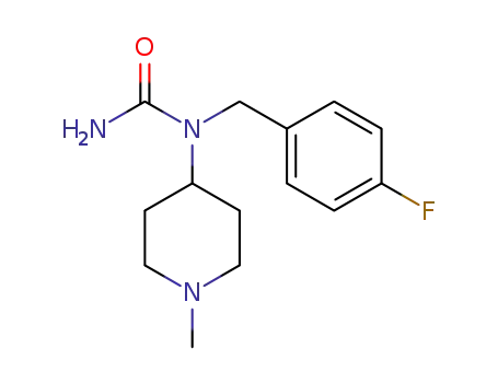 1-(4-fluorobenzyl)-1-(1-methylpiperidin-4-yl)urea