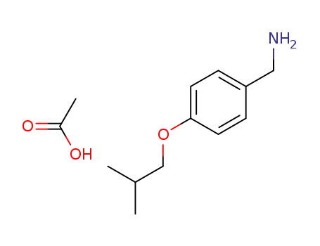 1-[4-(2-methylpropyloxy)phenyl]methanamino acetate