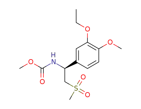 methyl (S)-(1-(3-ethoxy-4-methoxyphenyl)-2-(methylsulfonyl)ethyl)carbamate